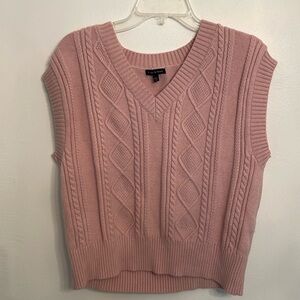 Pink Sweater Vest